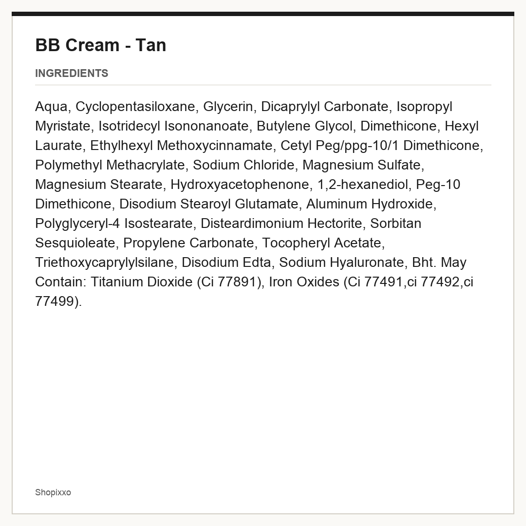 Ingredients